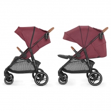 Дитяча прогулянкова коляска Kinderkraft Grande LX Burgundy